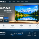 STARMAX 43" Bezel-Less Smart Android led tv 43QA-2(M1) Series